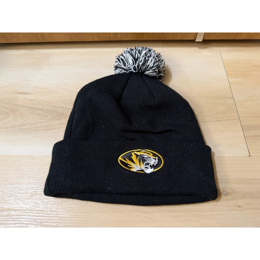 Missouri Tigers Black Cuff Knit Hat Mizzou Black Top Of The World One Size